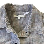 Madewell Gray Multicolor Corduroy Button Up Women Top Size Small | 6-24 Photo 3
