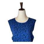 Matilda Jane Royal Blue Violets Are Blue Floral Print Sleeveless Dress Size 10 Photo 6
