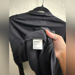 Pact  Airplane Wrap Cardigan Black Size M/L Lounge Casual Fall Layer 100% Cotton Photo 4