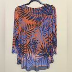 🎄Ruby Rd. colorful print of palm leaves and geometric patterns Orange Photo 3