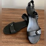Givenchy  Black Rubber Jellies, Stingray-Pattern, Jeweled Sandals, Size 36 Photo 9