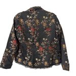 Chico's Floral Embroidered Garden Blazer Sz 1 (M) Photo 2