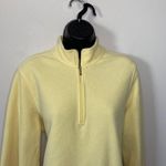 L.L.Bean  Yellow 1/4 Zip Fleece Sweater Size XL Photo 1