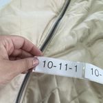 Ralph Lauren Vest Womens Medium Cream Grey Quilted Reversible Outdoors Layers Photo 8