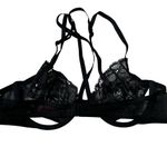 La Senza Black Lace Underwired Lingerie Bralette Women Size Medium | 69-16 Photo 7