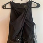 Adrianna Papell NWT  Criss Cross Halter A-line Mikado Party Dress Size 2 Photo 4