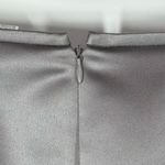 Tahari  Arthur S Levine Metallic Silver Skirt Suit Set Size 8 Petite Photo 9