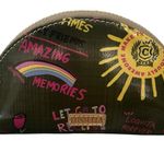 Consuela NWT Olive Medium Domed Cosmetic Case Pouch Zippered Photo 3