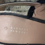 barney's new york Womens Fringe Denim Wedge Espadrille Sandals Black Size 37 Photo 6