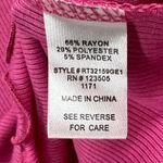 Cut and cropped Baby Tee Womens S Pink Ribbed Embroidered Butterfly Barbie Y2K Photo 11