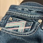 Miss Me Dark Blue cuffed Jeans with Embellished Pockets est 31 Photo 6