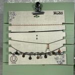 Mudd π Gold, Silver & Black Five Choker Set Photo 2