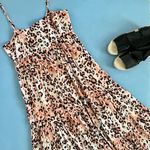 Karina Grimaldi NWT Anaii Cheetah Print Asymmetrical Hem Maxi Dress Photo 3