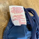 Xhilaration Women’s Crochet Halter Crisscross Tie Bikini Swim Top Blue NWT Photo 4