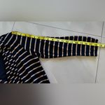 Bailey 44 Arcade Dress Stripe Midi Quarter Sleeves Grey Black Size Small Photo 13