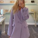 Oversized Blazer Purple Size M Photo 0