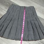 EXPRESS Vintage Gingham Pleated Mini Skirt Small Photo 4