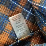 Calvin Klein  suit Dress Blouse NWT small Plaid Photo 6