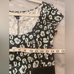 American Eagle Size S Gray Leopard Print Cut Out Back Short Sleeve Mini Dress Photo 10