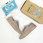 Toms Striped Espadrilles Canvas Flats Loafers Photo 0