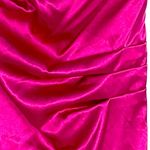 B Darlin B. Darlin One Shoulder Purple Rhinestone Cocktail Dress Pleated Bodycon Size 3/4 Photo 3