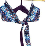 Athleta Wild Bloom Marrakesh Twister Bikini Top Size Medium Photo 0