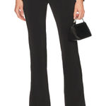 Michael Costello  Black Flare Pants XS Satin Trouser Designer Revolve $188 NEW Photo 0