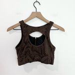 Varley  | Fay Sports Bra In Burnt Snake Print size Small Photo 4