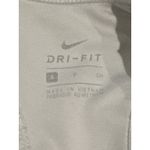 Nike  Dri-FIT Sports Bra Padded Racerback White Workout Activewear‎ Top Photo 4