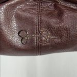 Jessica Simpson Brown Pebbled Shoulder Bag JS5132 Slouchy Buckle Hobo Purse Photo 2