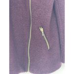 Forever 21  Moto Wool Jacket Womens Size L Burgundy, Gold Zipper Photo 3
