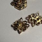 Premier Designs Lot Of 4 Gold Tone Stud Earrings / 3 Avon / 1  Photo 9