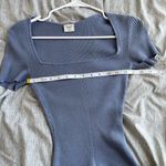 Abercrombie & Fitch Bodysuit Womens Small Short Sleeve Ribbed Knit Stretch Top Photo 6
