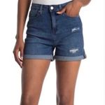 Abound Women’s High Rise Distressed Rolled Cuff Denim Jean Shorts Size 29 Photo 0