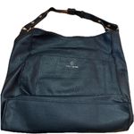 Daisy Fuentes  Black Textured Bag with Gold Accent Photo 0