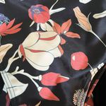 Axesea Flora Retro One Piece Fairy Floral Sleeveless Swimsuit Size 4 Black Photo 5