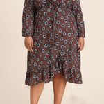 Veronica Beard  Anjali Silk Floral Dress Photo 0