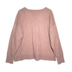 Lucky Brand Women’s Dusty Rose Pink Vneck Pullover sweater XL Photo 2