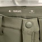 4 Laps Evolve Pants New Womens Size 10 Regular Stretch Performance Golf Active Green Photo 5