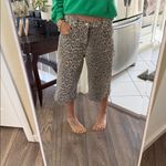 Leopard Print Pants shorts jorts size 5 / 27 Brown Photo 4