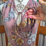Wild Pearl  Floral Dress in Mauve and Mustard Photo 2