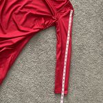 SheIn Red Square Neck Long Sleeve Form Fitting Dress | Size Large Photo 10