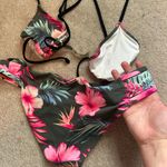 PINK - Victoria's Secret Flower Print PINK Bikini Set Photo 1