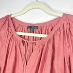 J.Crew Women's Tassel Tie-Front Long Sleeve Crop Top Size 2X Peasant Oversized Photo 1