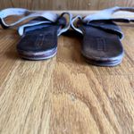 Bed Stu  Black‎ Leather Summer Festival Flat Ankle Strap Thong Sandals Size 9B Photo 3