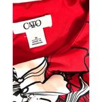 Cato Hawaiian DRESS Womens MED Red White Hibiscus Flowers Sun Slip Sleeveless Photo 7