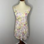 Zimmermann  Valour Hydrangea-print‎ Cotton Dress in Light Yellow Sz 3 Photo 6