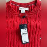 Tommy Hilfiger Jenny Cable Sweater Red Small Petite NWT IN PACKAGE Photo 5