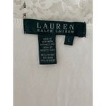 Ralph Lauren Lauren ‎ Ivory Lace Trim Sleeveless Top Women's Size L Photo 1