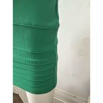 Tobi Y2K Green V Neck Bandage polyester stretch curve hugging Bodycon Dress M Photo 10